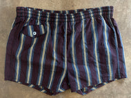 Vintage 60’s Men’s Stripe Trunks| Size 31”