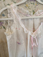 Antique Edwardian Cotton Lace Embroidered Corset Cover | Sm/M