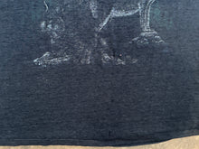 Vintage Paper Thin Wolf Graphic Tee|Large