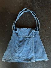 Vintage Ruffle Pocket Denim Purse