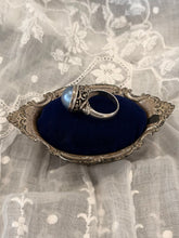 Vintage Sterling Silver Blue Mabe Pearl Ring | Size 7