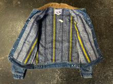Vintage 1980s Lee Storm Rider Blanket Lined Denim Jacket|Medium