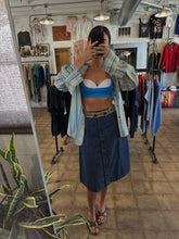 Vintage 1970’s Super Blues Long Denim Skirt|Waist Size 28”