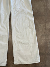 Vintage White Cotton Wide-Leg Sailor Pants|Waist 28”