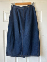 Vintage Charlotte Ford Long Denim Skirt|S