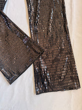Vintage 90’s Low Rise Black Disco Pants | medium
