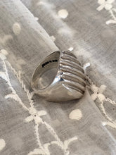Vintage Sterling Silver Ribbed Dome Ring | Size 6.5