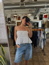 Vintage 90’s White Cotton Ruffle Mini Skirt|Medium