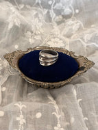 Vintage Sterling Silver Scalloped Dome Ring | Size 6