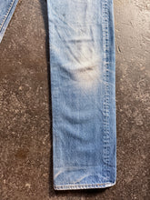 Vintage 80’s Levi’s 701 Button Fly Student Fit Faded Blue Jeans | tag size 30x36