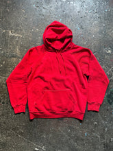 70’s bright red raglan hoodie | small