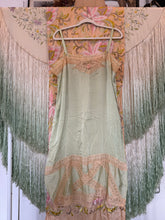 1920’s Green Silk Lace Slip Dress | M/L