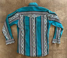 Vintage Western Geometric pattern Button Down|Medium