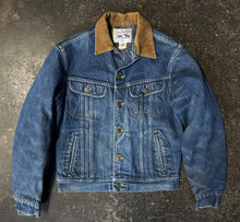 Vintage 1980s Lee Storm Rider Blanket Lined Denim Jacket|Medium