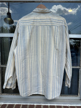 Vintage Cotton Stripe Button Down|XL