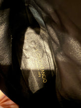 Vintage Grigiarancio black leather heeled ankle boots | 38