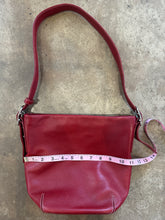 Vintage Coach Early 2000s Red Leather Bucket Bag