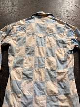 Vintage 70’s Chambray Patchwork Shirt | small