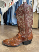 Vintage Tony Lama Brown Snakeskin Boots|9.5 D