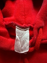 70’s bright red raglan hoodie | small