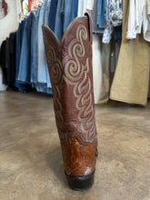 Vintage Tony Lama Brown Snakeskin Boots|9.5 D