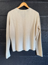 Vintage 90’s Valerie Steven’s ribbed cashmere cardigan | large