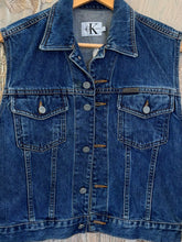 Vintage Calvin Klein Denim Vest | Tag Size Large