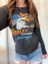 80’s Harley Born in the USA Thermal Tee | sm/m