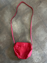 Vintage Red Leather Crossbody Purse