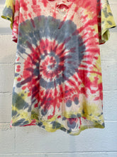 Vintage Distressed Tie Dye Tee | Size Large