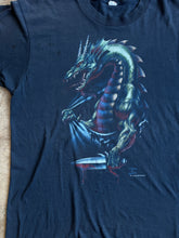Vintage 1989 Dragon Fantasy Art Graphic Tee|Large