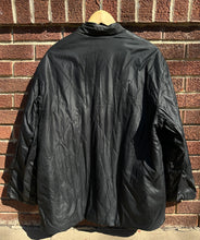 Vintage Bergdorf Goodman Quilted leather reversible jacket-XL