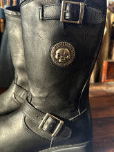 Vintage 90s Harley Davidson Leather Biker Boots|size 8C