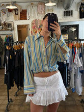 Vintage 90’s White Cotton Ruffle Mini Skirt|Medium