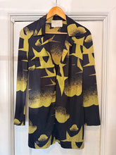 70’s Diane Von Furstenburg Abstract Novelty Print blouse | sm/m