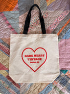 Rare Heart Cotton Tote