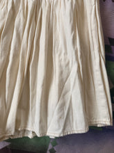 Vintage Double D Ranch Ivory Cotton Tiered Maxi Skirt| Medium