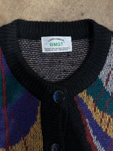 Vintage peacock/novelty pattern long cardigan|large