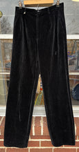 Vintage black velvet pants