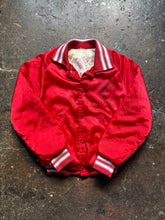 Vintage Red Devis satin bomber jacket | sm/m