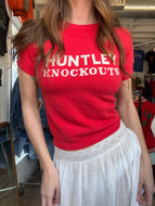 Vintage 70’s Huntley Knockouts Short Sleeve Sweatshirt | xs