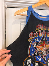 Vintage 70’s 80’s Black Sabbath cut off raglan tee | large