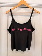 80’s Sleeping Beauty Cropped Lace Trim Tank | medium