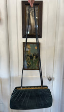 Vintage 80s Judith Leiber Reptile Purse in Deep Teal