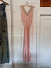 1930’s rose silk bias cut slip gown | sm/m