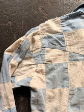 Vintage 70’s Chambray Patchwork Shirt | small
