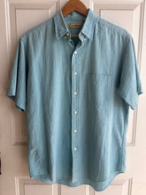 Vintage L.L. Bean Pin-Stripe Short Sleeve Button Up|M