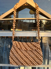 Vintage Ann Robin Beige/Peach Beaded Purse