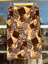 Y2K novelty pattern midi skirt- M/L