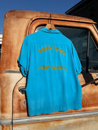 Vintage 60’s King Louie Rayon Chain Stitched Bowling Shirt | Tag size L